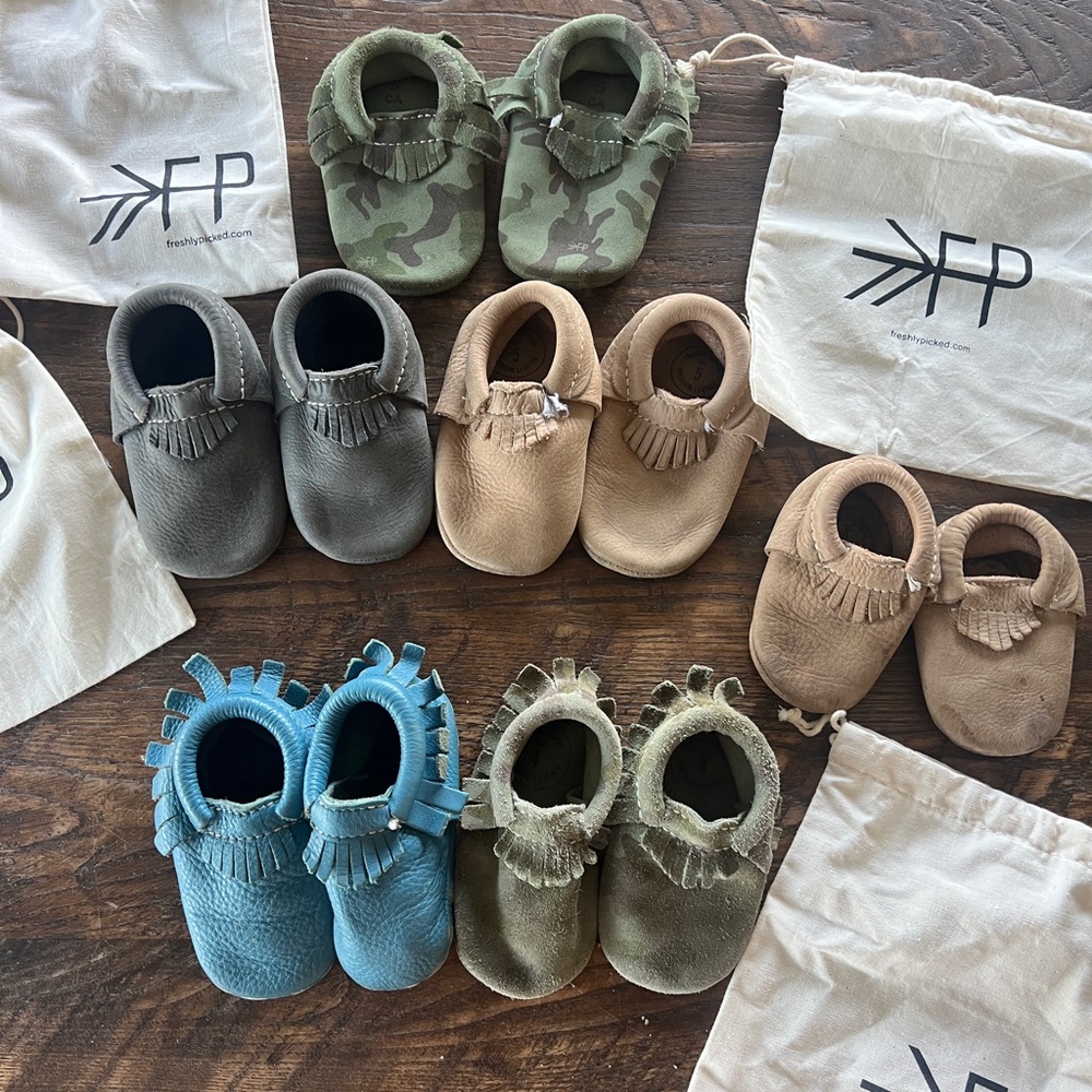 Lot of Freshly Picked moccasins
